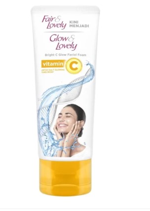 Fair & Lovely Bright C Glow Facial Foam 100gr